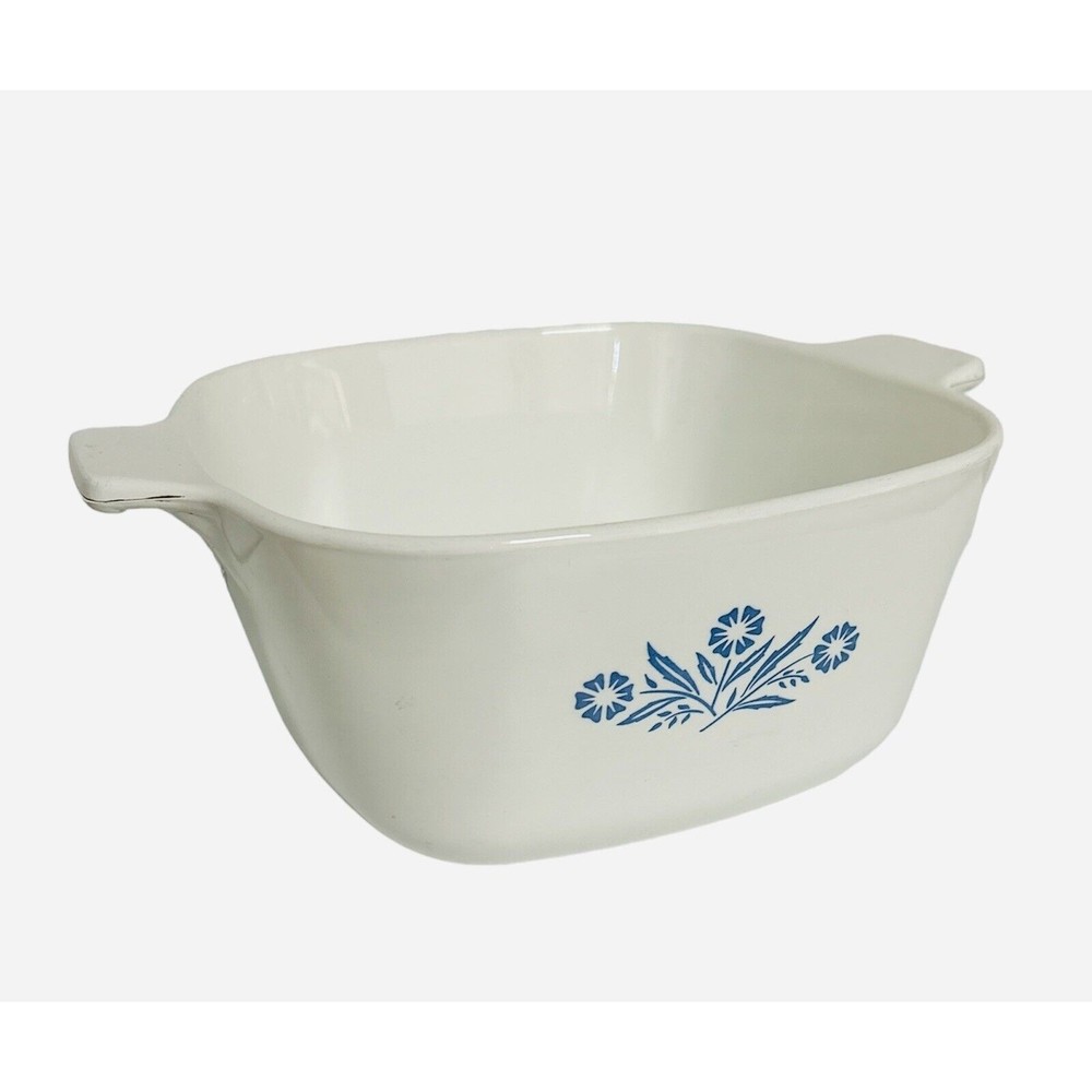 Vintage Corning Ware P-1 3/4-B Blue Cornflower 1-3/4 Quart Casserole Dish No Lid